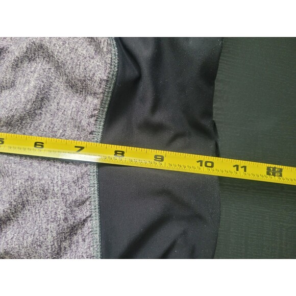 Lululemon Run Times Shorts 4" Gray Heather Lux Black Lined Size 4 Workout - Picture 8 of 8